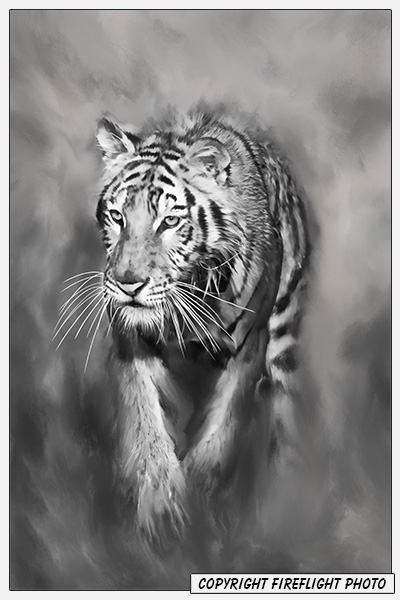 Siberian Tiger Painting