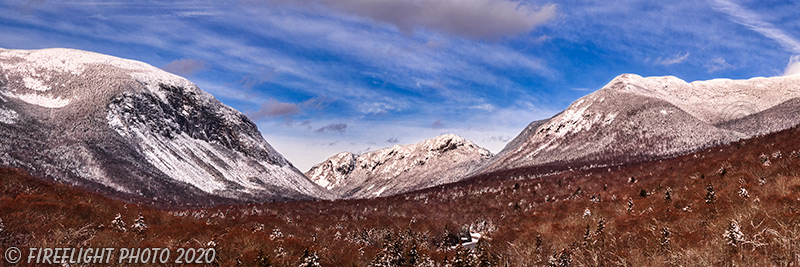 Landscape;Panoramic;Pan;New Hampshire;NH;Snow;Frost;Franconia;Notch;Iconic;NH;DJ