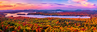 Landscape;Panoramic;Pan;New-Hampshire;NH;Errol;Lake-Umbagog;Sunset;Foliake;Lake