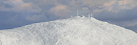 Landscape;Panoramic;Pan;New-Hampshire;NH;Winter;Snow;clouds;Mt-Washington;Observatory