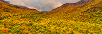 Landscape;Panoramic;Pan;New-Hampshire;NH;Fall;Foliage;clouds;Pinkham-Notch;NH