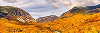 Landscape;Panoramic;Pan;New-Hampshire;NH;Fall;Foliage;clouds;Crawford-Notch;NH