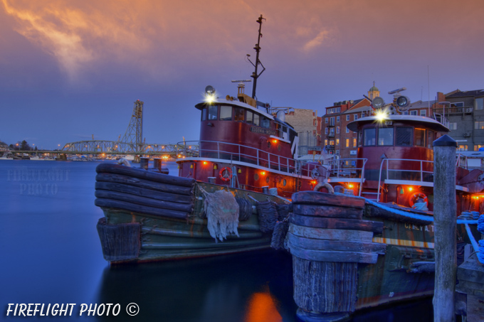 tug;tugs;bridge;boat;Portsmouth;New Hampshire;Photo to art;art;landscape;artwork