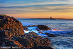 Lighthouse;Maine;Portsmouth;Whaleback;New-Hampshire;Photo-to-art;art;landscape;sunset;rocks;ocean;building;artwork