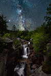 Landscape;Maine;ME;stars;Milky-Way;stars;waterfall;Trees;Notch;rocks;Z7