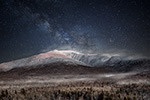 Landscape;Panoramic;Pan;New-Hampshire;NH;Snow;stars;Milky-Way;mountains;mountain;Lafayette;NH