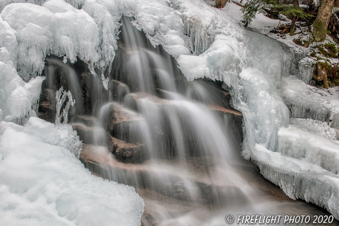 landscape;waterfall;Stair Waterfall;Stair Falls;water;Ice;Franconia Notch;New Hampshire;NH