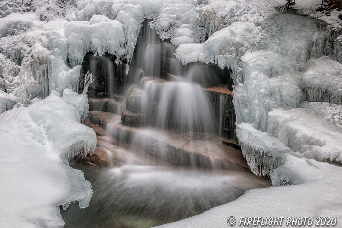 landscape;waterfall;Stair Waterfall;Stair Falls;water;Ice;Franconia Notch;New Hampshire;NH