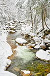 Landscape;Flume-Gorge;Flume;New-Hampshire;NH;Winter;Snow;Pemigewasset-River;Creek;Z7