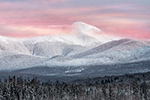 Landscape;New-Hampshire;NH;Winter;Snow;Sunset;Presidential-Range;Mt-Washington