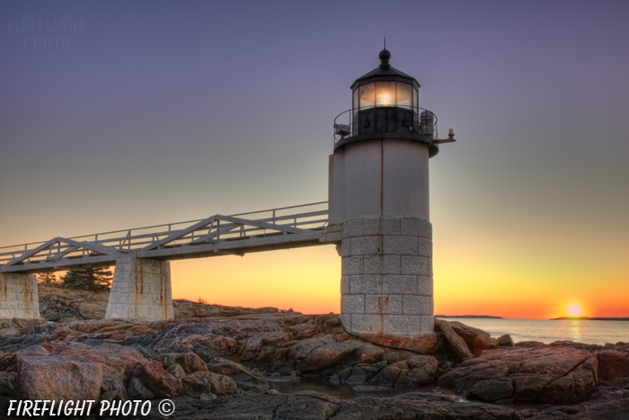 Lighthouse;Maine;Marshall Point;St. George;Photo to art;art;landscape;light;artwork;Ocean;Sunrise;headlight