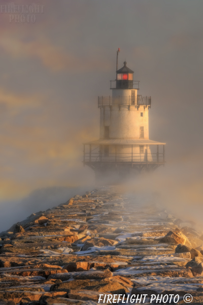 Lighthouse;Maine;Light;Headlight;Portland;rocks;Photo to art;art;landscape;building;artwork