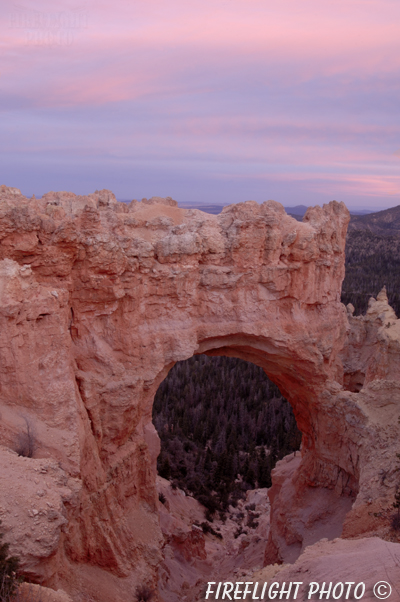 landscape;scenic;Bryce;natural bridge;bridge;sunset;rock;UT;UTAH