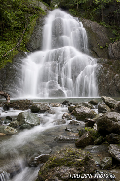landscape;waterfall;Glen Moss Waterfall;waterfall;water;rocks;Granville;VT;D3X