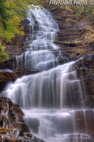landscape;waterfall;Lye Brook Waterfall;Lye Brook;water;Manchester;Vermont;VT