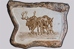 pyrography;engraving;laser-engraved;artwork;maple;moose;etching