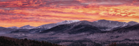 Stunning Sunset Franconia Panoramic Photo